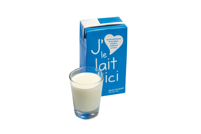 Lait demi-écrémé UHT