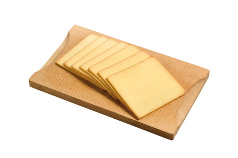 Tranche de cheddar fumé