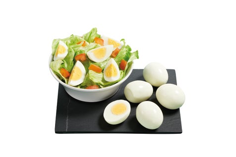Oeuf dur en alvéole