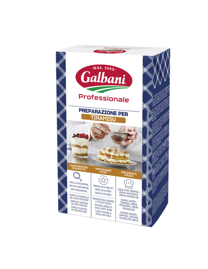 Bereiding voor tiramisu mascarpone